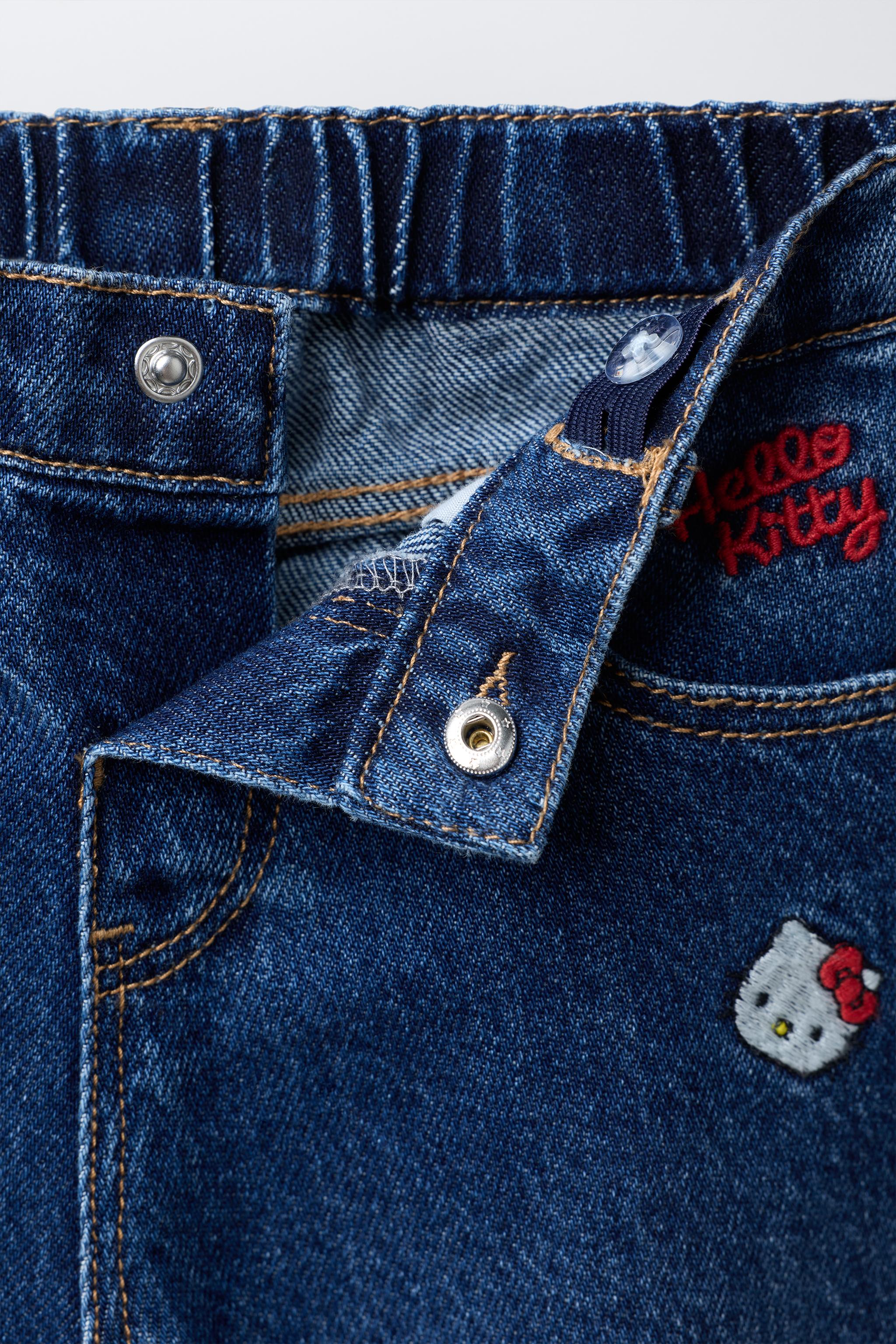 JUPE-CULOTTE EN JEAN HELLO KITTY © SANRIO